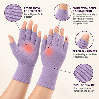 Gants de compression Venelia - soin et confort