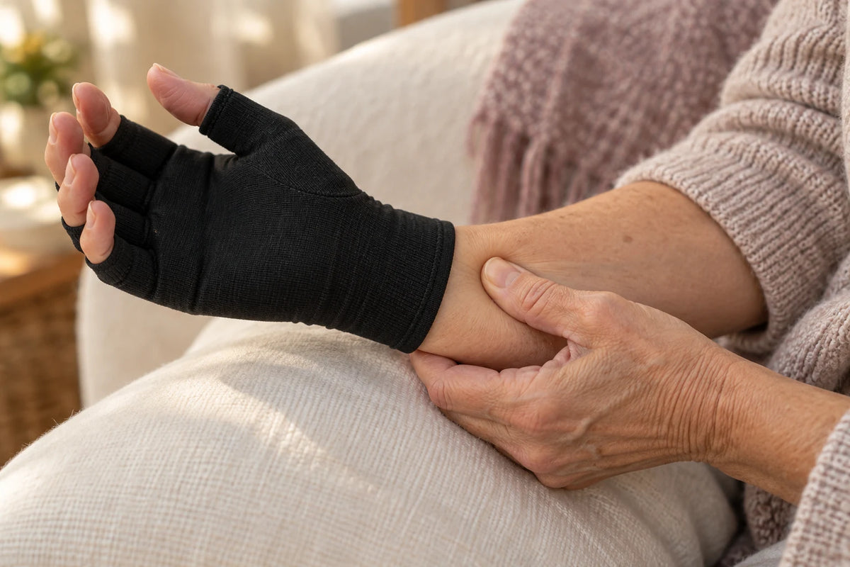 Gants de compression Venelia - soulagement du poignet et canal carpien